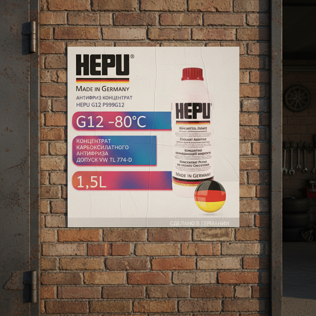 замена антифриза в двигателе