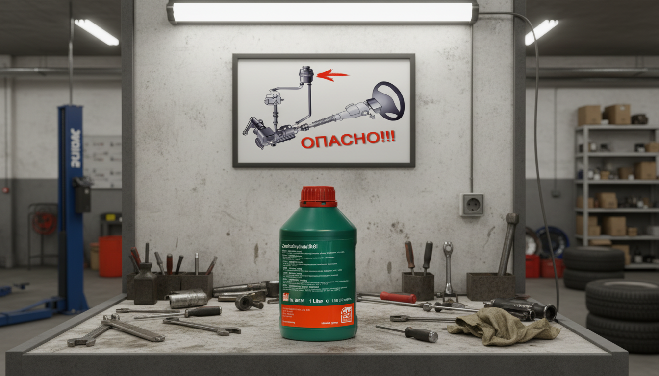 замена масла в гидроусилителе