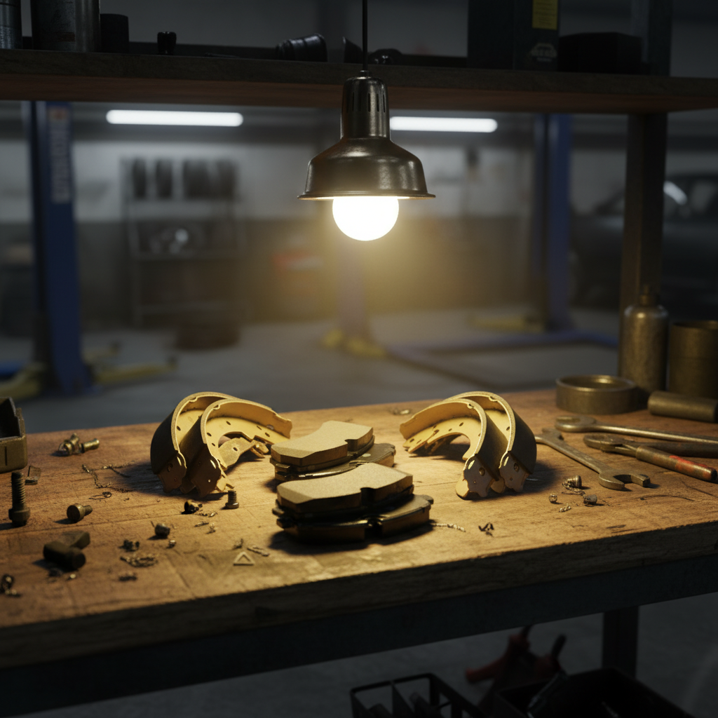 замена задних колодок