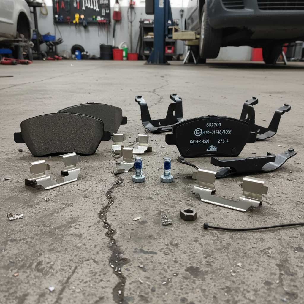 замена задних тормозных колодок