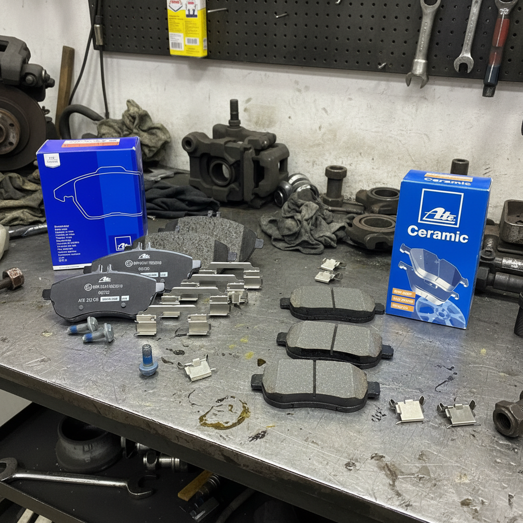 замена передних тормозных колодок