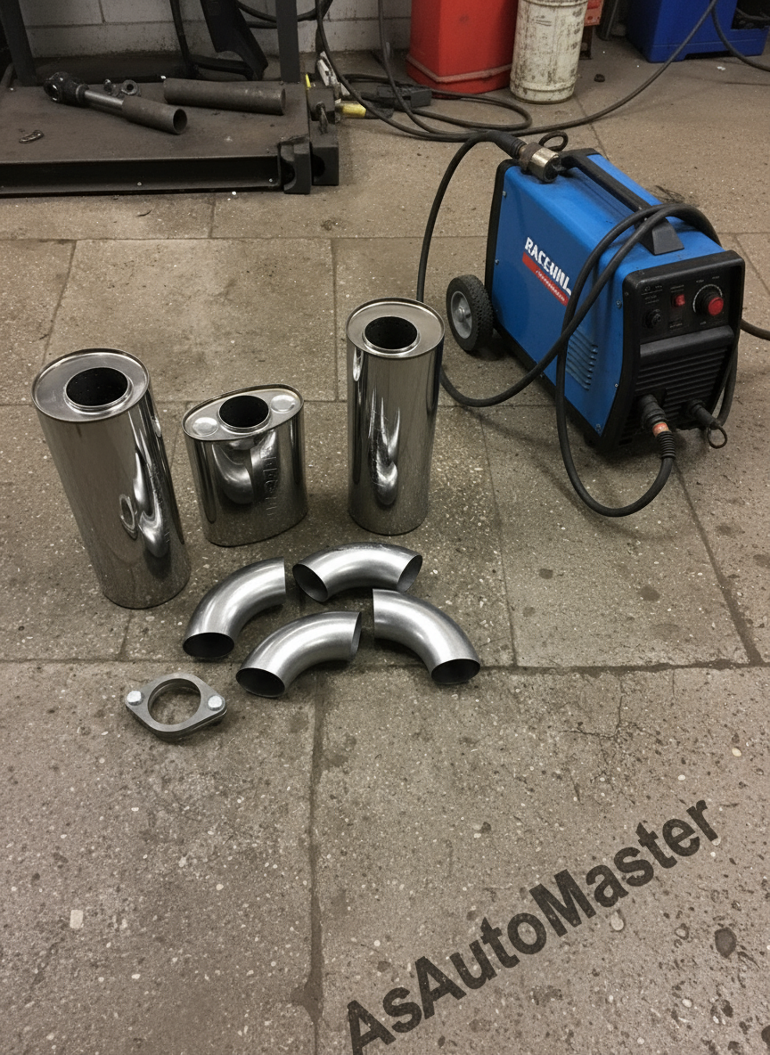 ремонт глушителя автомобиля