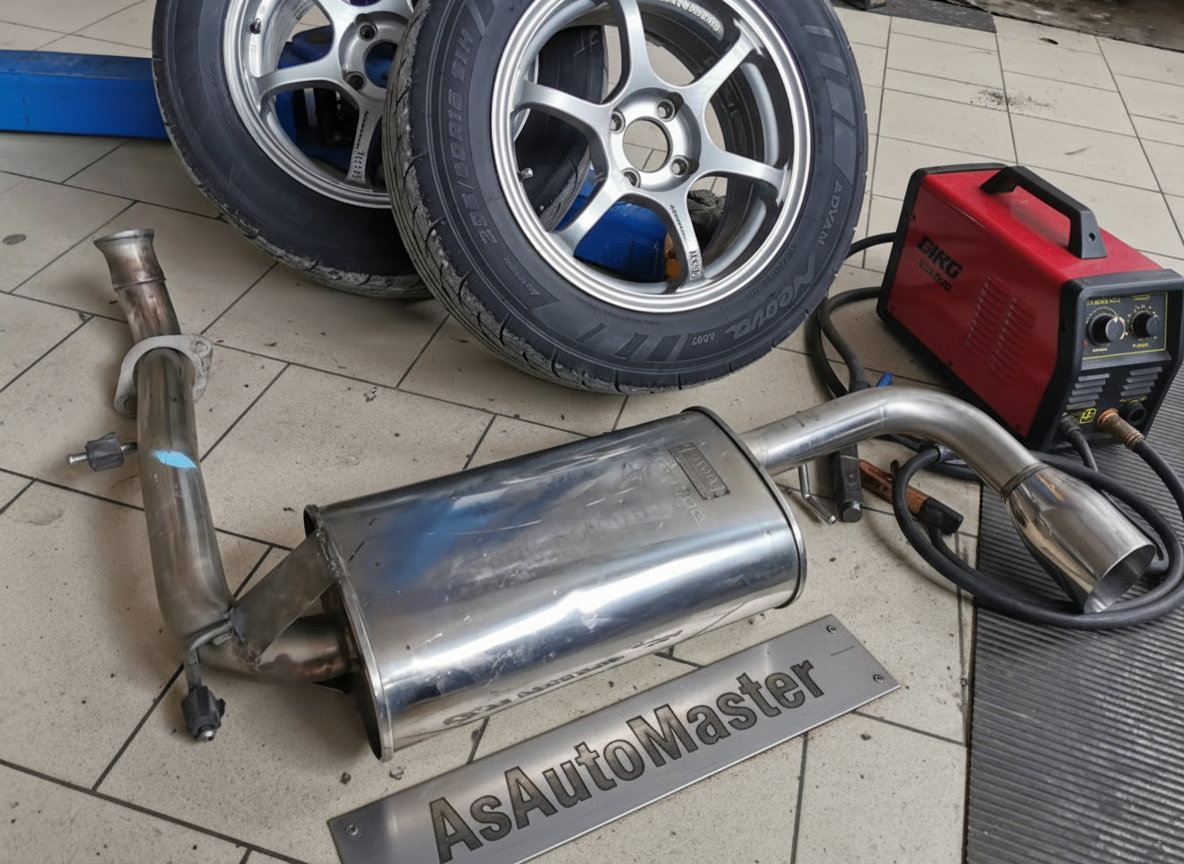 ремонт глушителя в минске