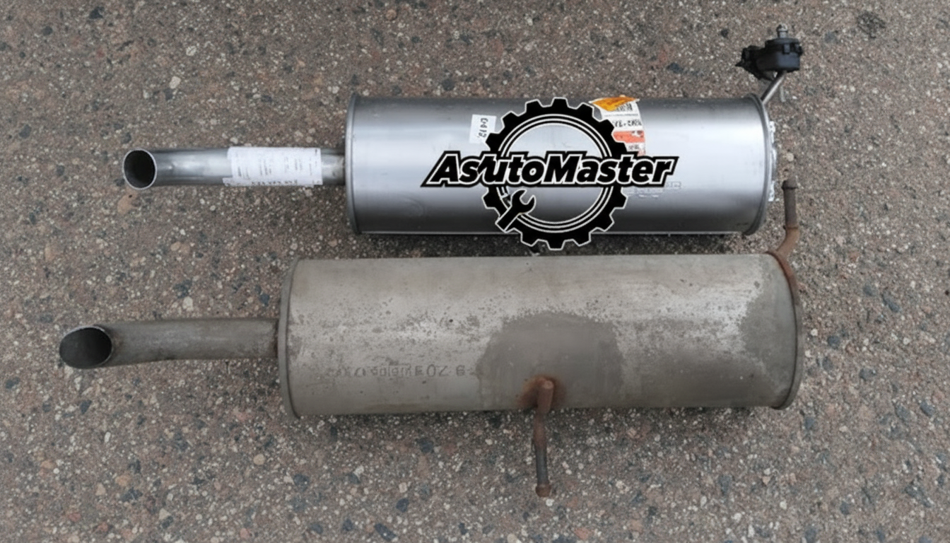 замена глушителя