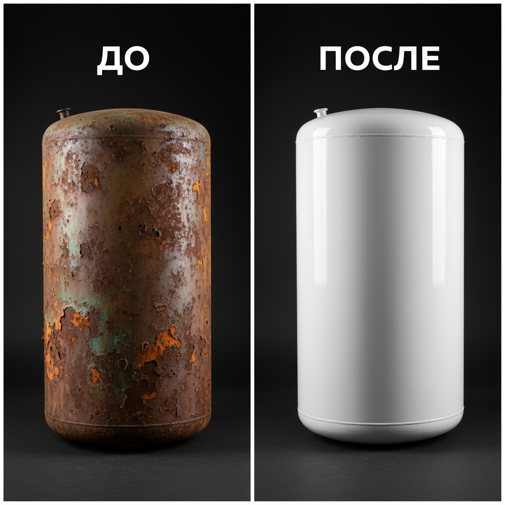 ремонт металлического бака