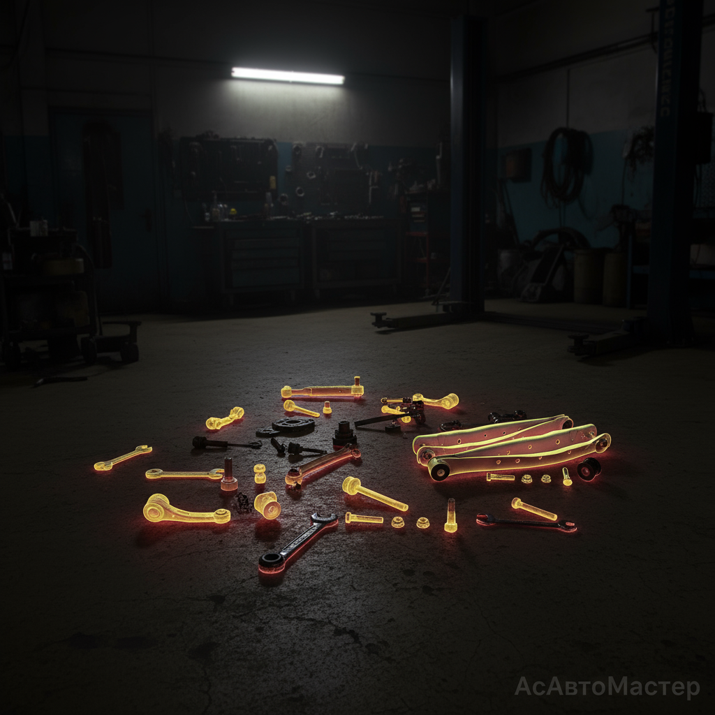 замена рычага подвески