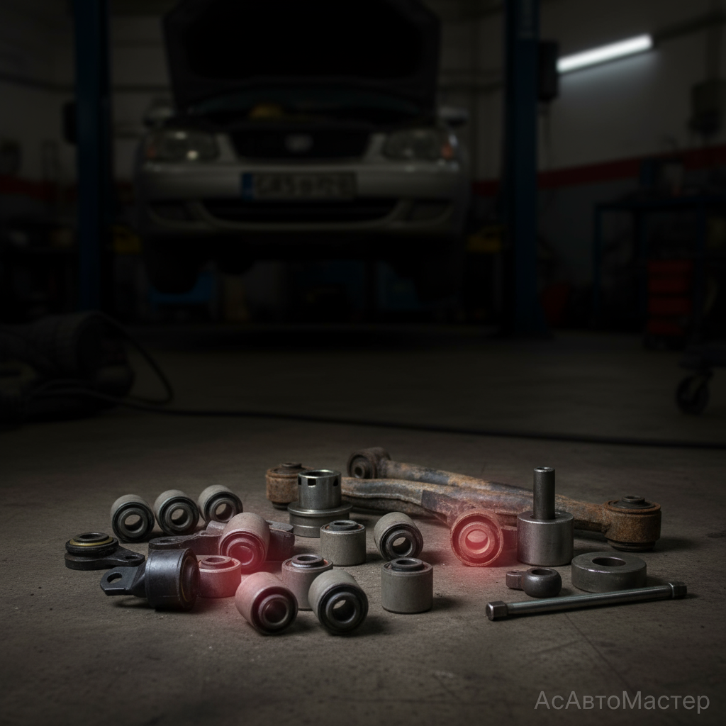 замена сайлентблока рычага