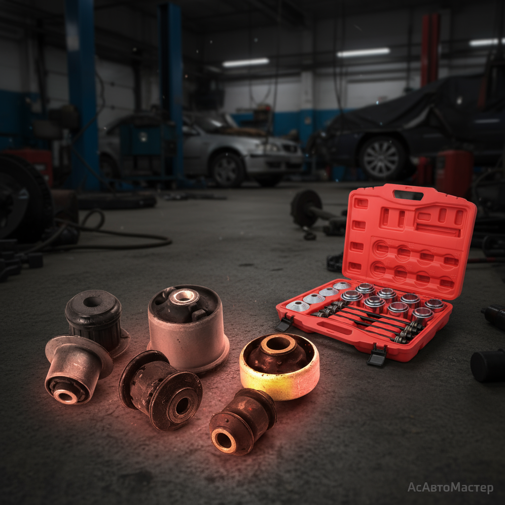 замена сайлентблоков задних рычагов