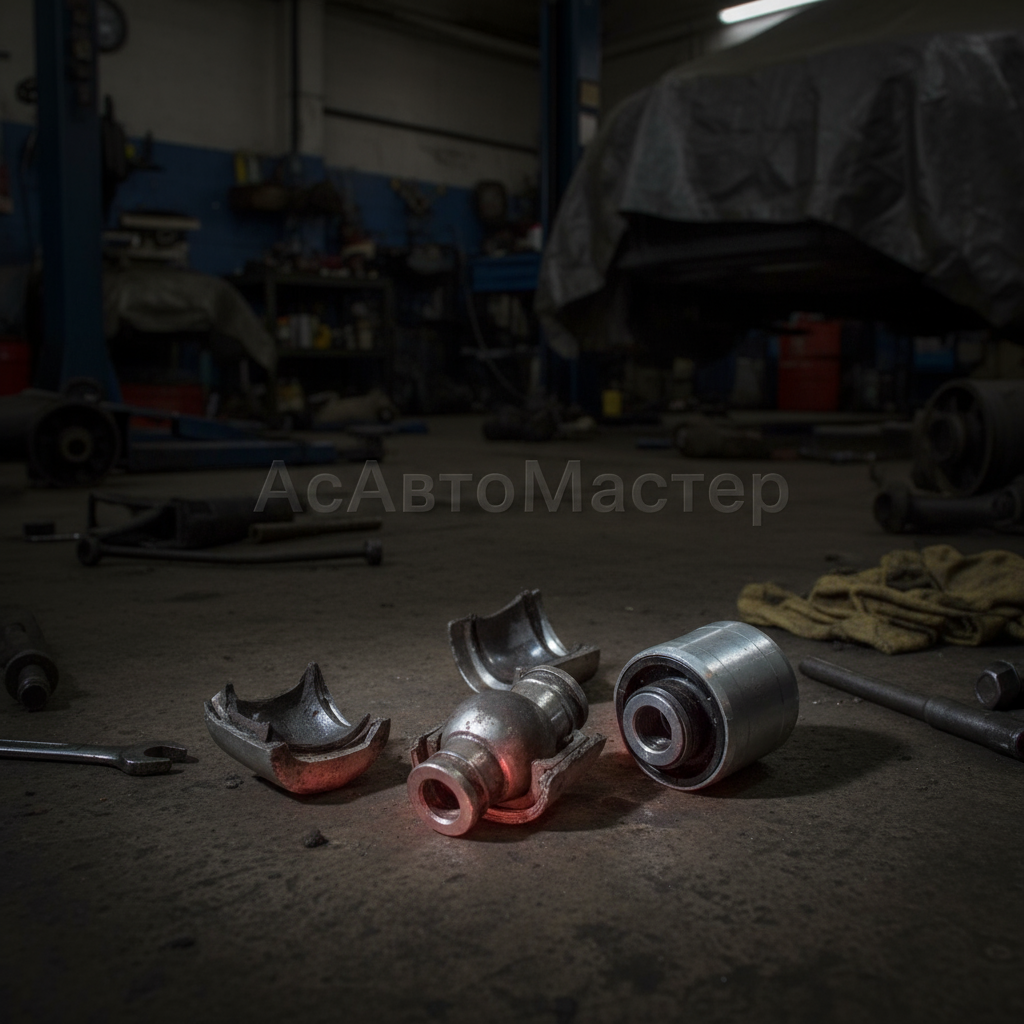 замена сайлентблоков подвески