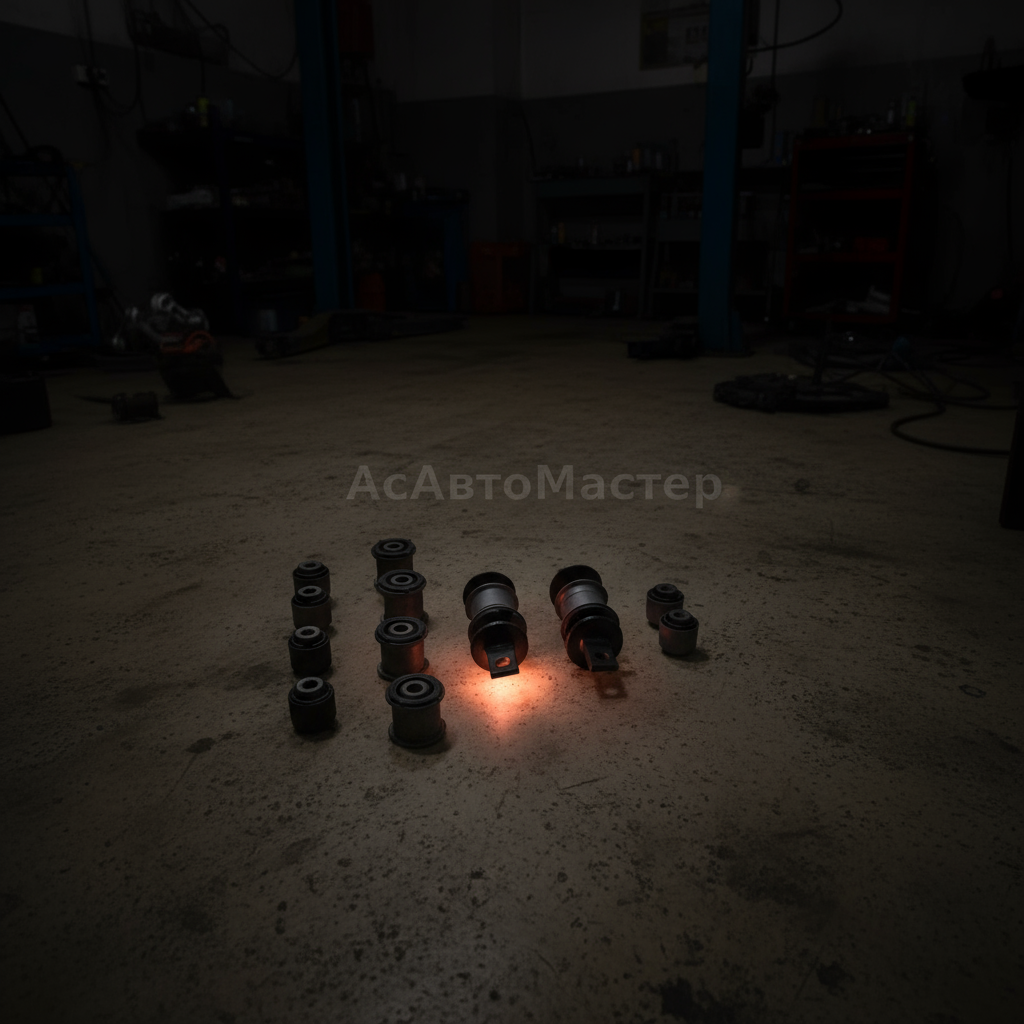 замена сайлентблоков передних рычагов