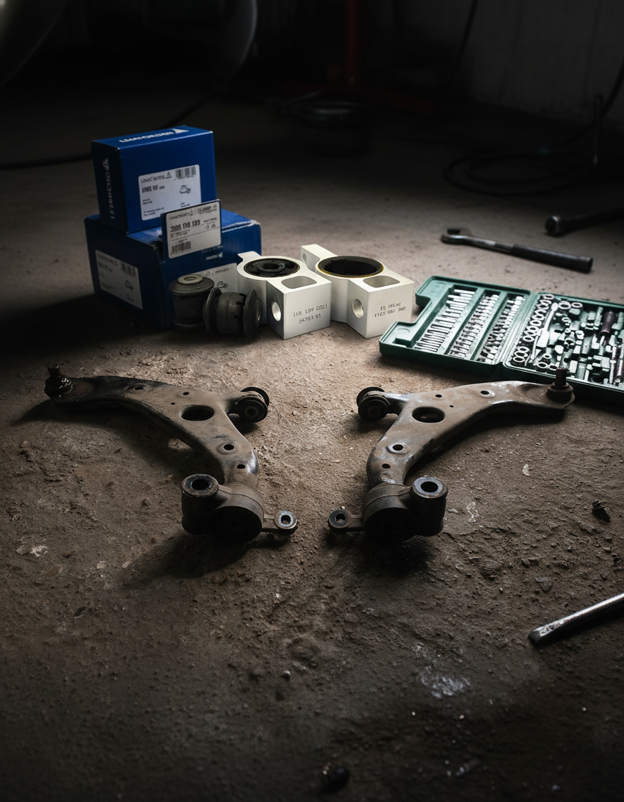 замена передних сайлентблоков