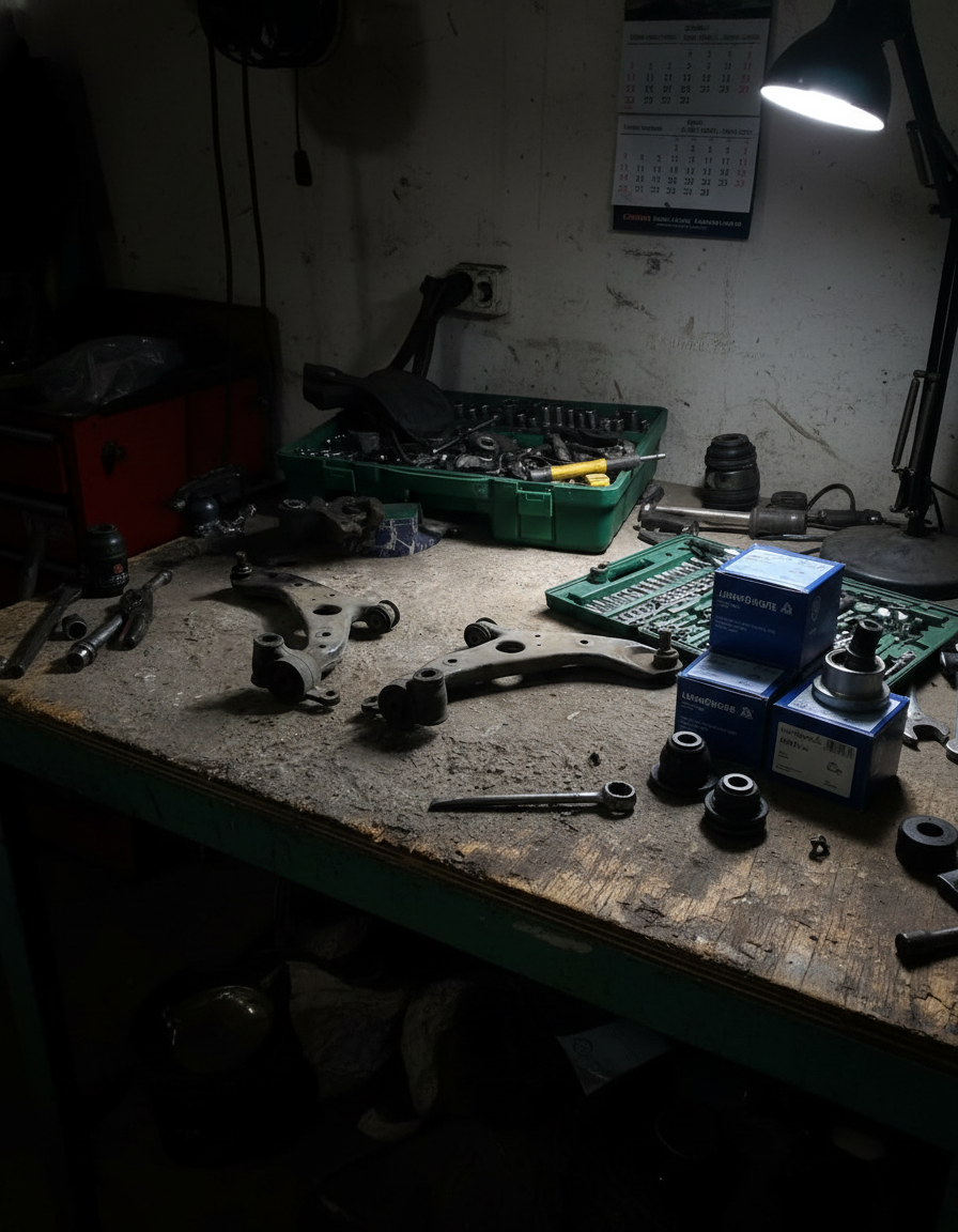 замена передних сайлентблоков СТО