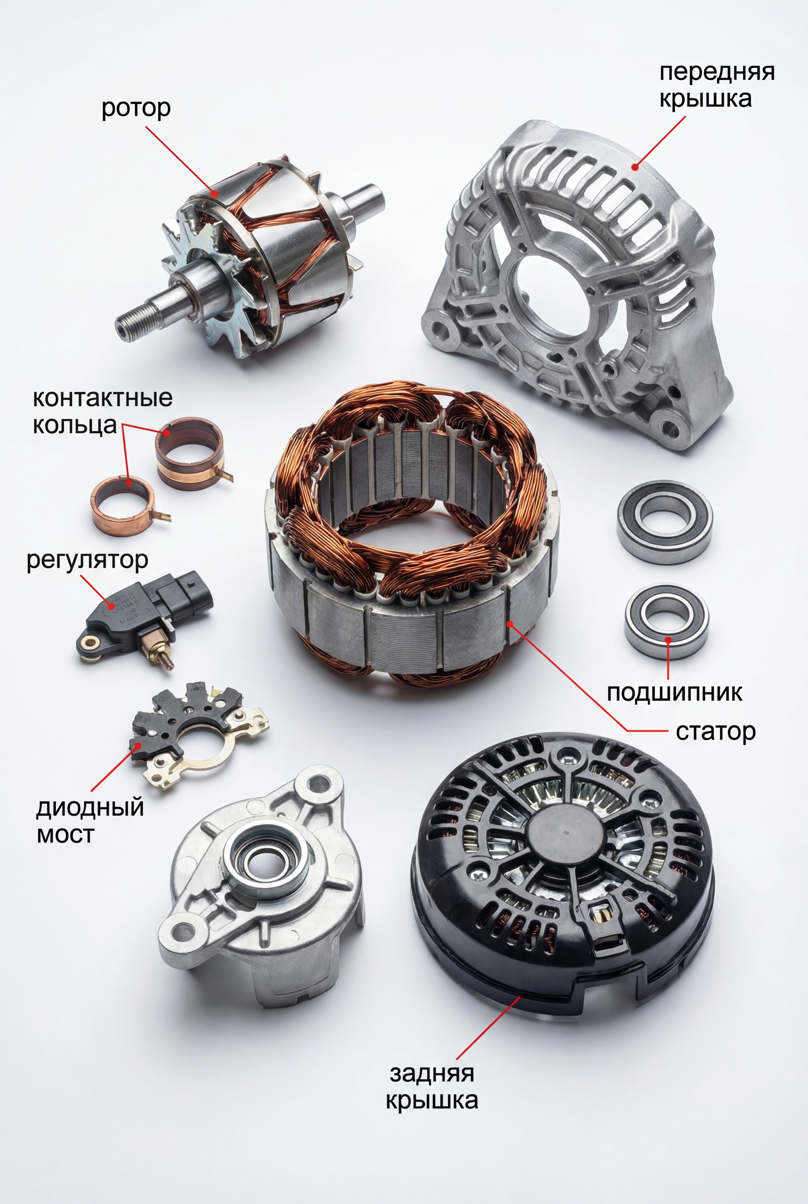 Ремонт генераторов адреса