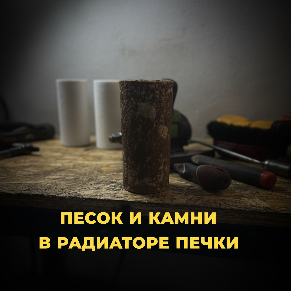 как промыть радиатор печки не снимая