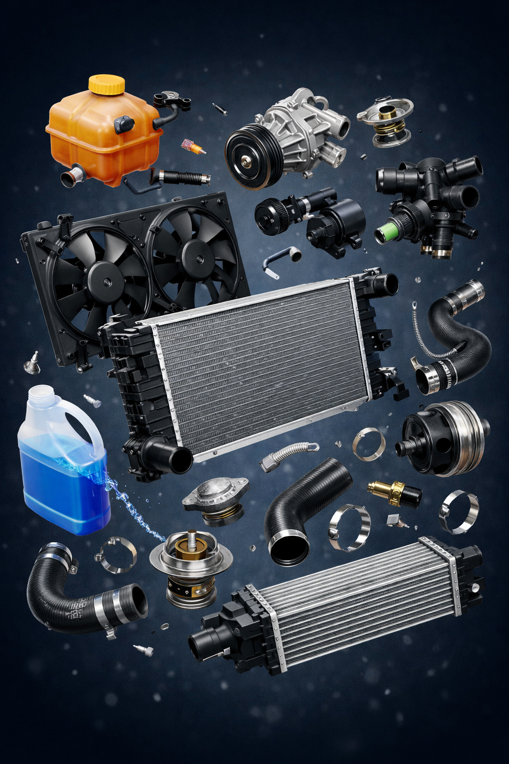 Промывка системы охлаждения авто