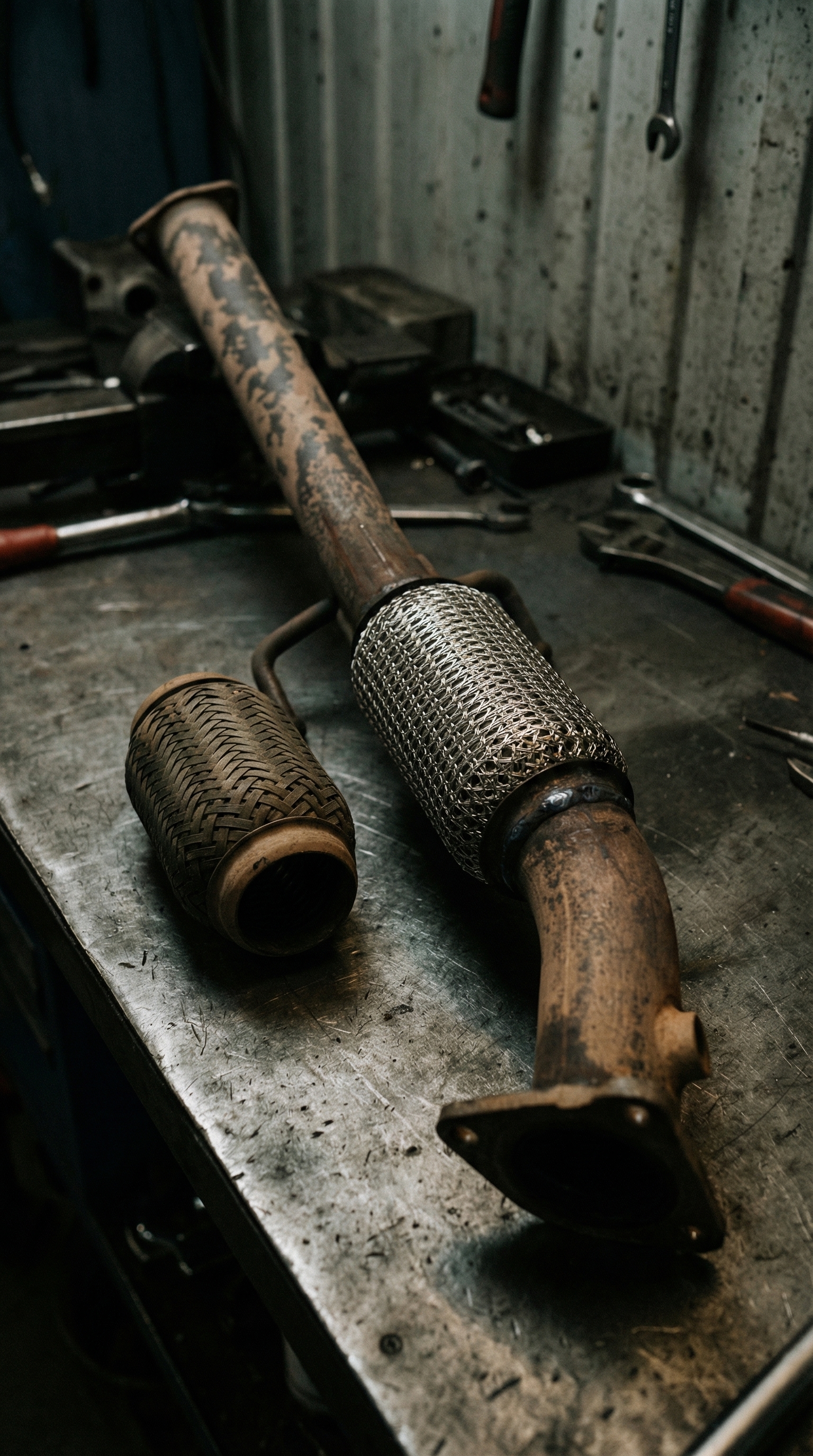 Замена гофры глушителя Минск