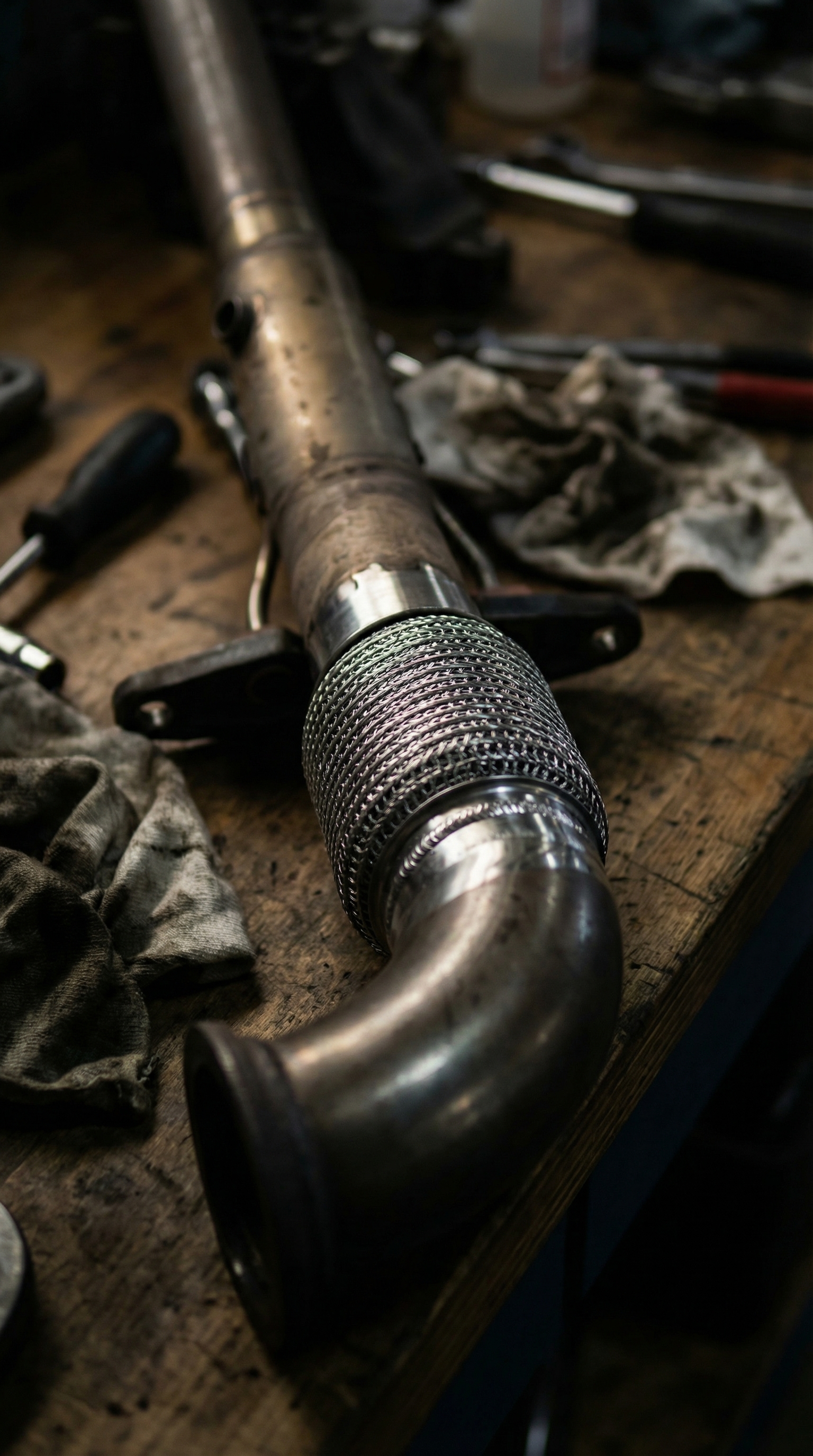 Замена гофры глушителя СТО Минск