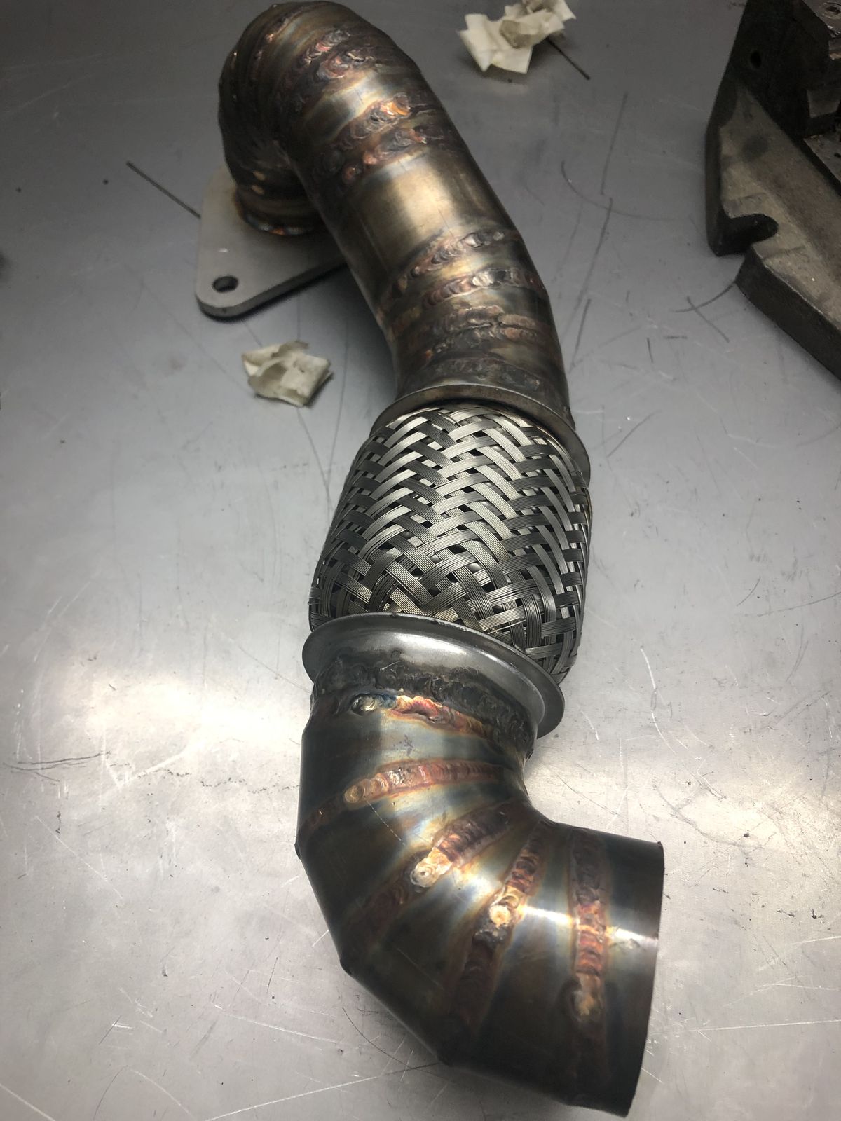 Замена гофры глушителя