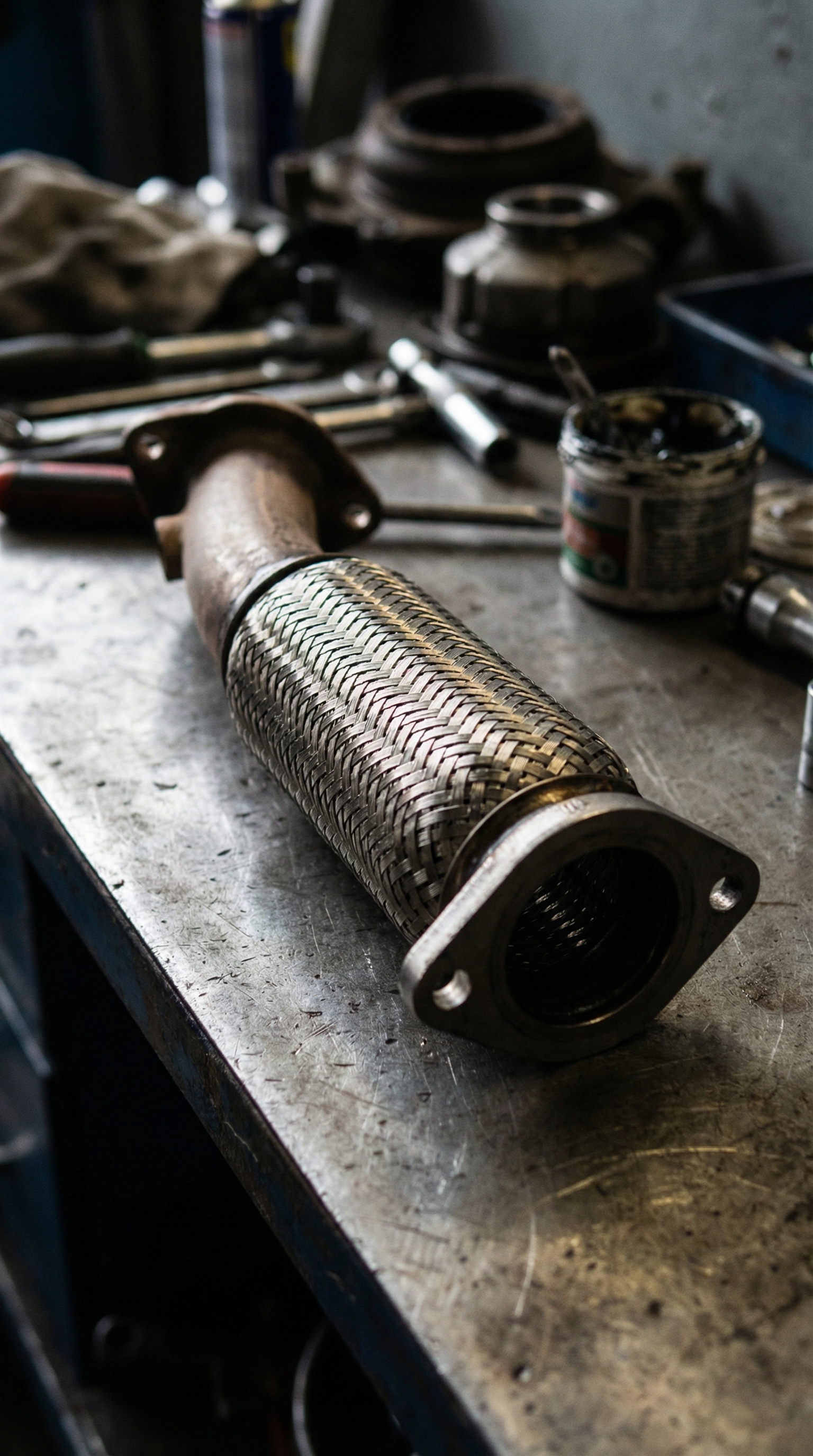 Замена гофры глушителя