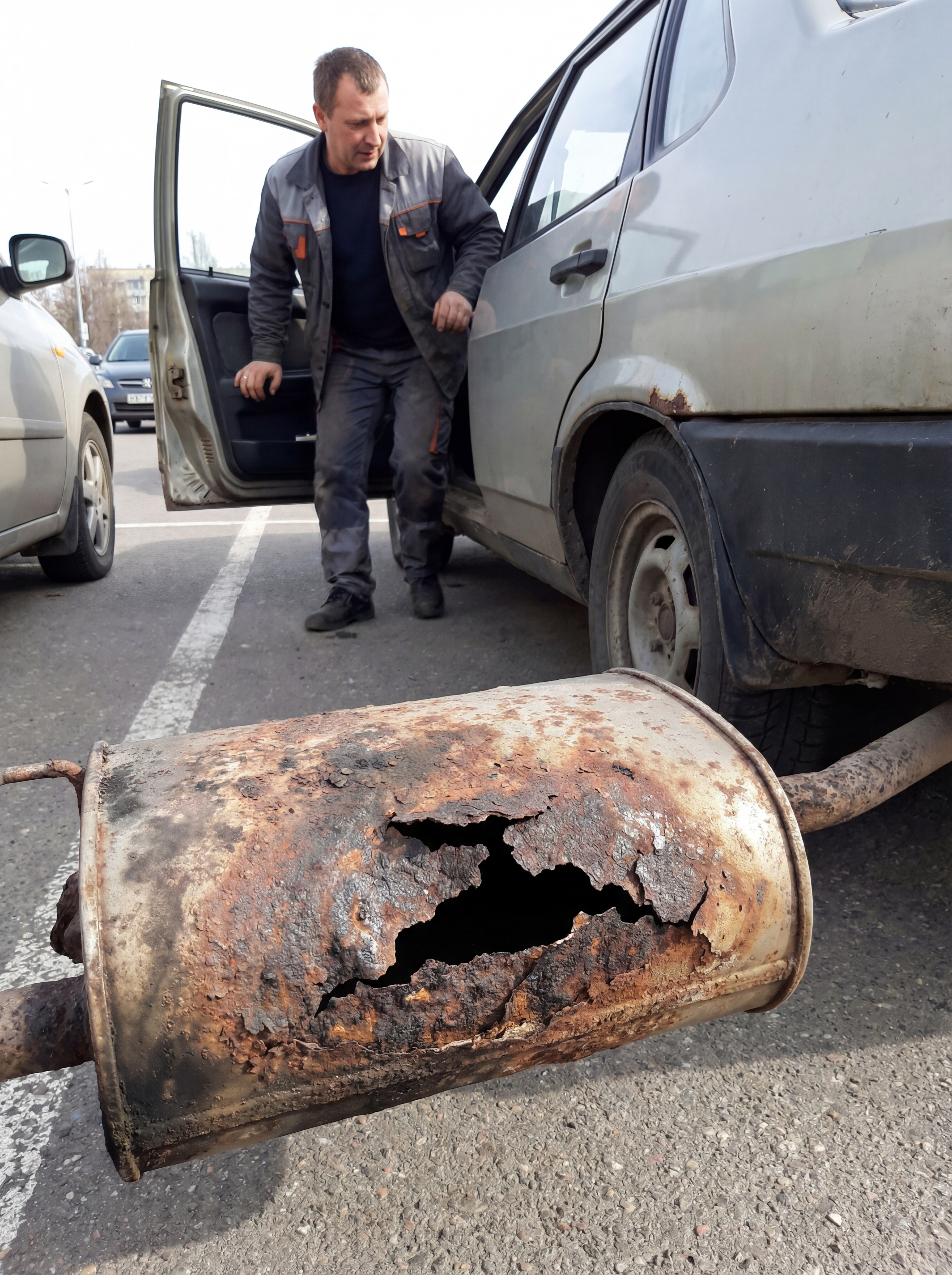 Сварка глушителя