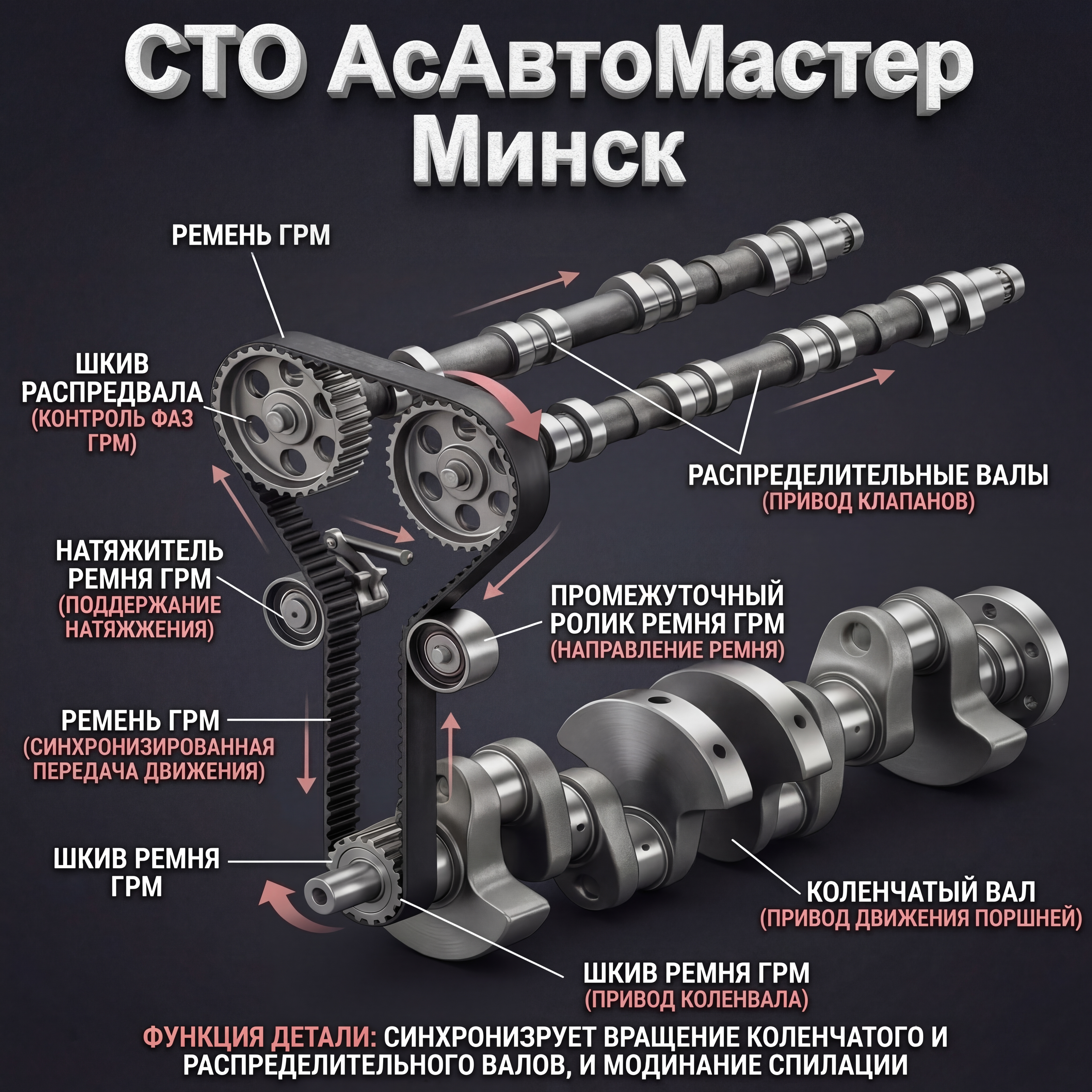 замена комплекта грм Минск