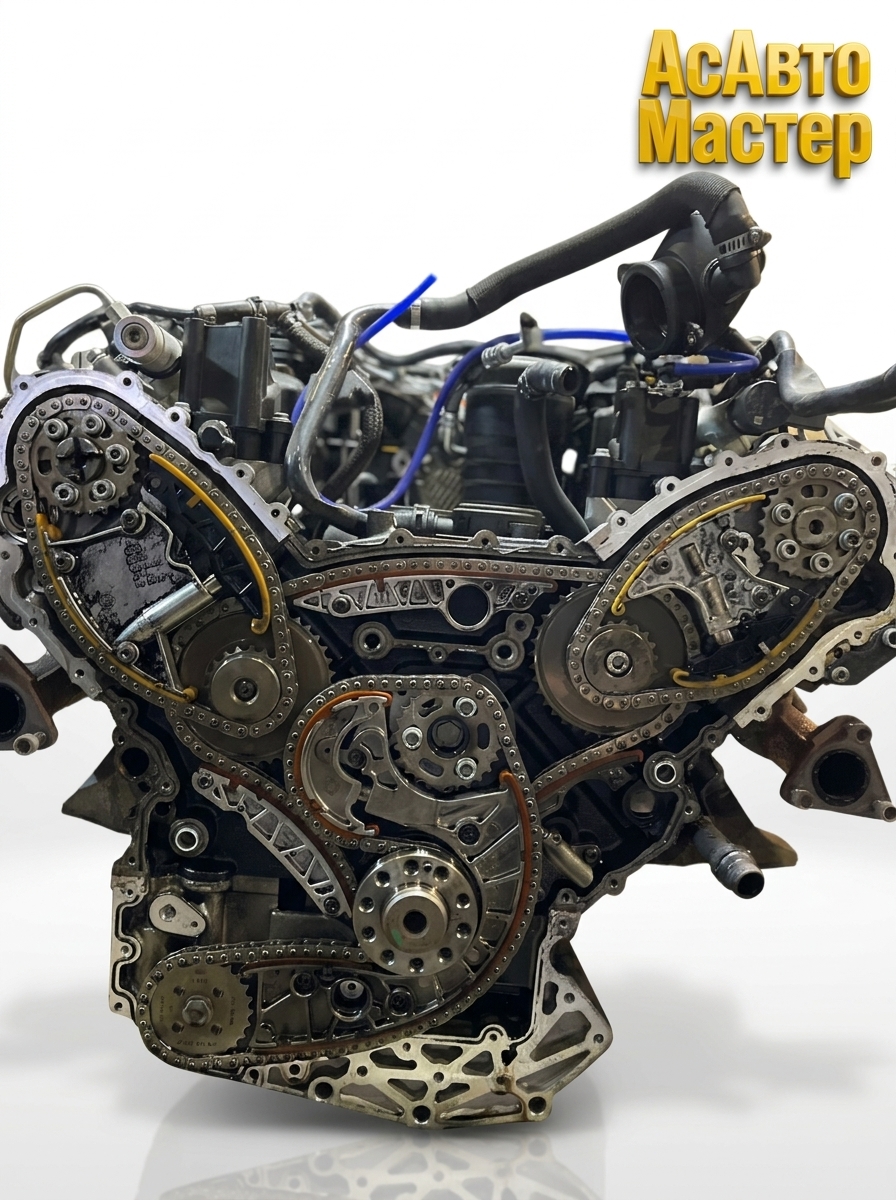 Audi Q7 3.0 TDI замена цепи грм