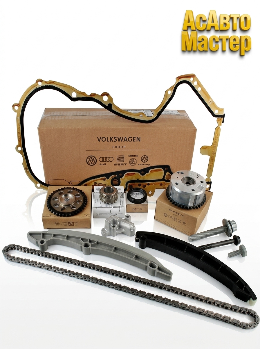 Audi A4 B8 1.8 TFSI  замена цепи грм