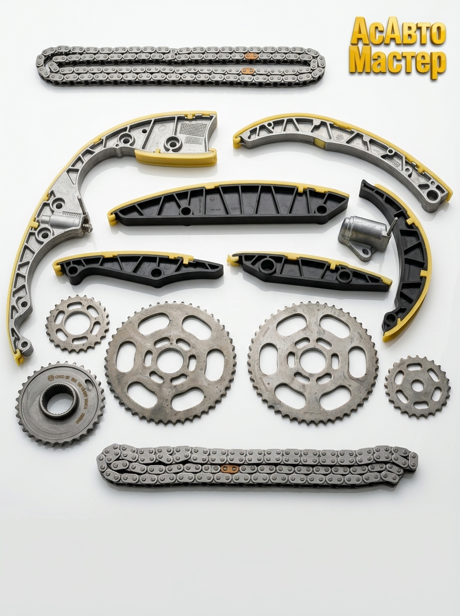 Audi Q7 3.0 TDI замена цепи грм