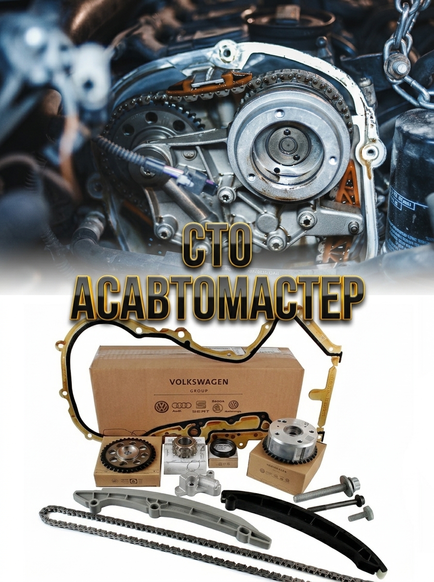 замена цепи фольксваген 