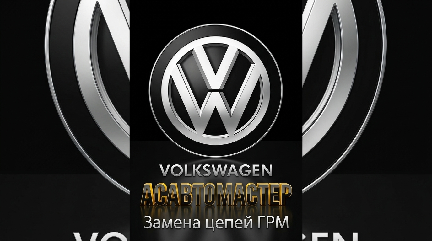 Замена цепей ГРМ фольксваген
