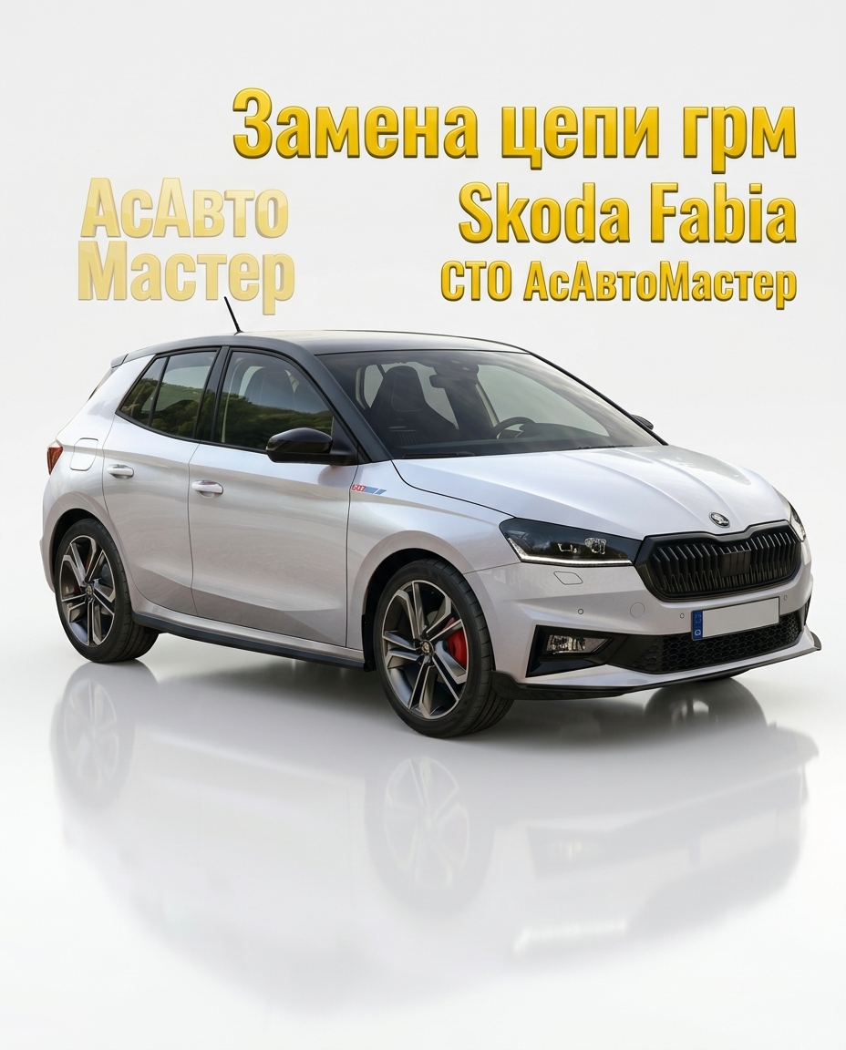 Замена цепи ГРМ Skoda Fabia
