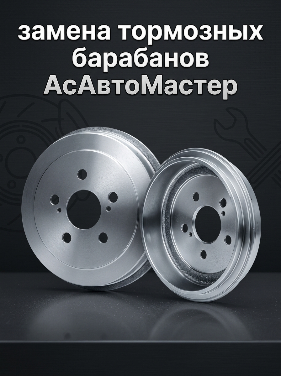 Замена тормозных барабанов
