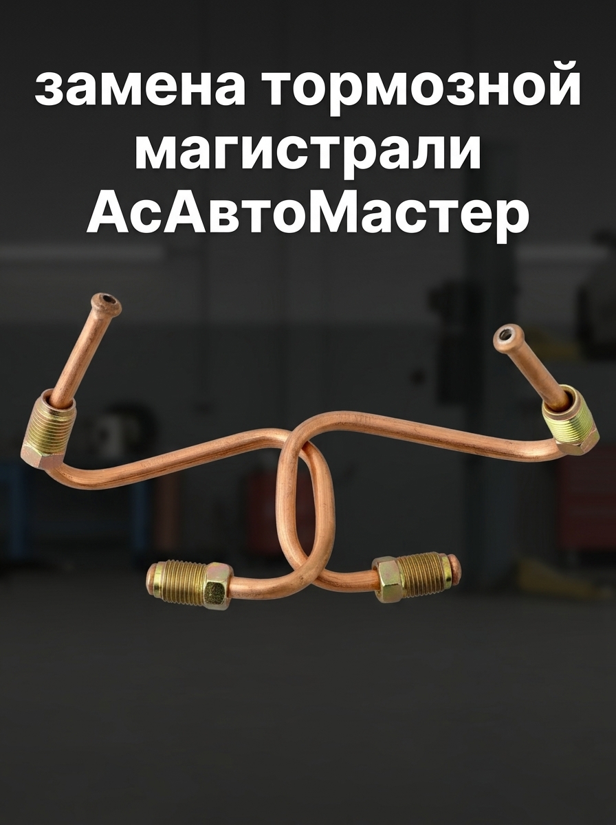 Замена тормозной магистрали