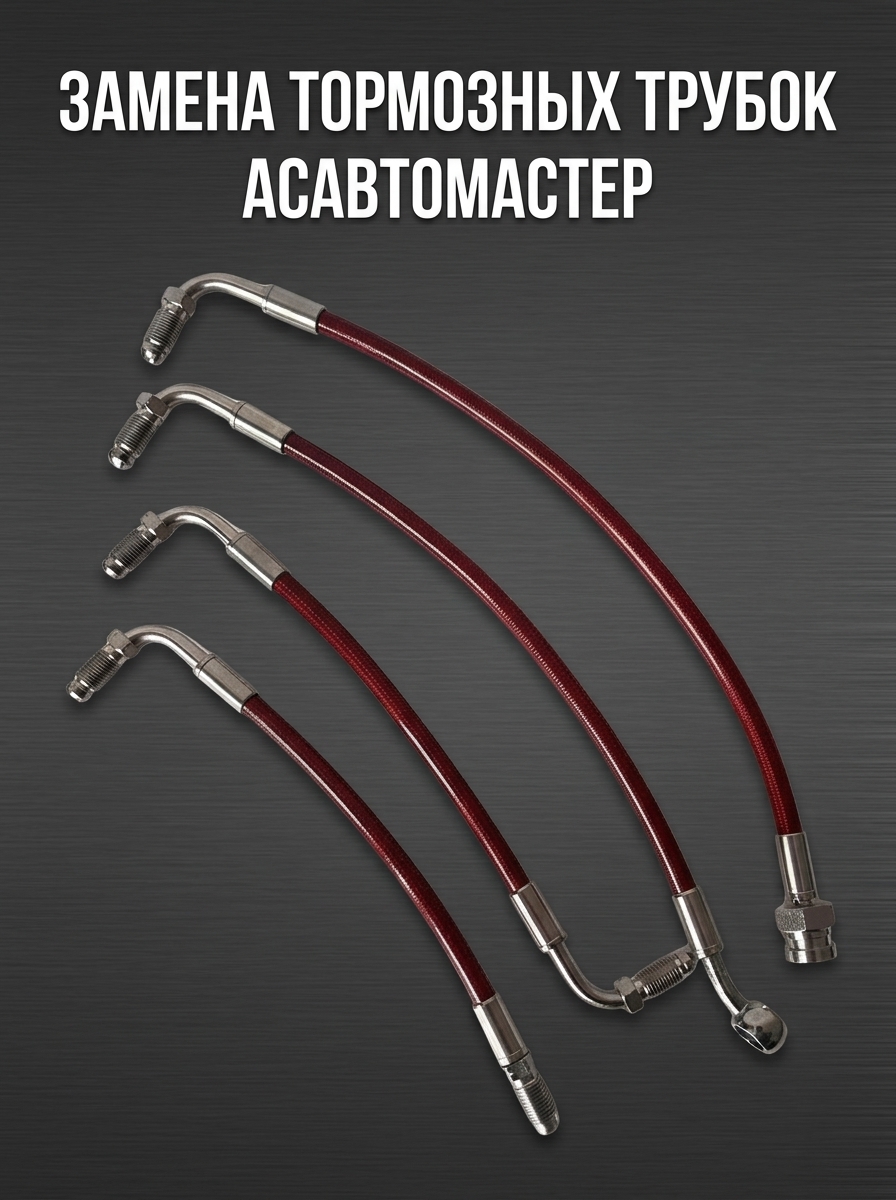Замена тормозных трубок