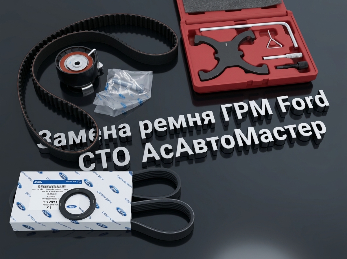 Замена ремня грм форд