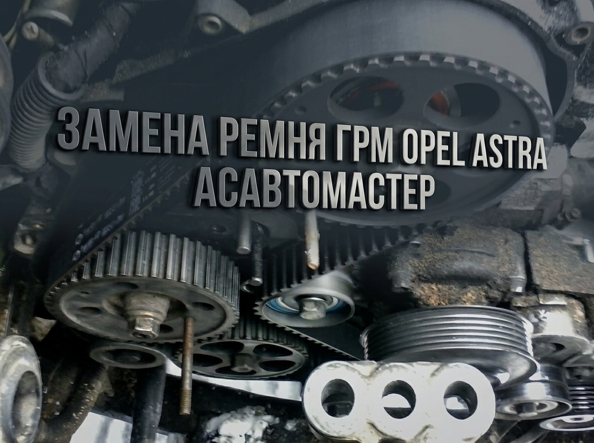 Замена ремня ГРМ Opel Astra