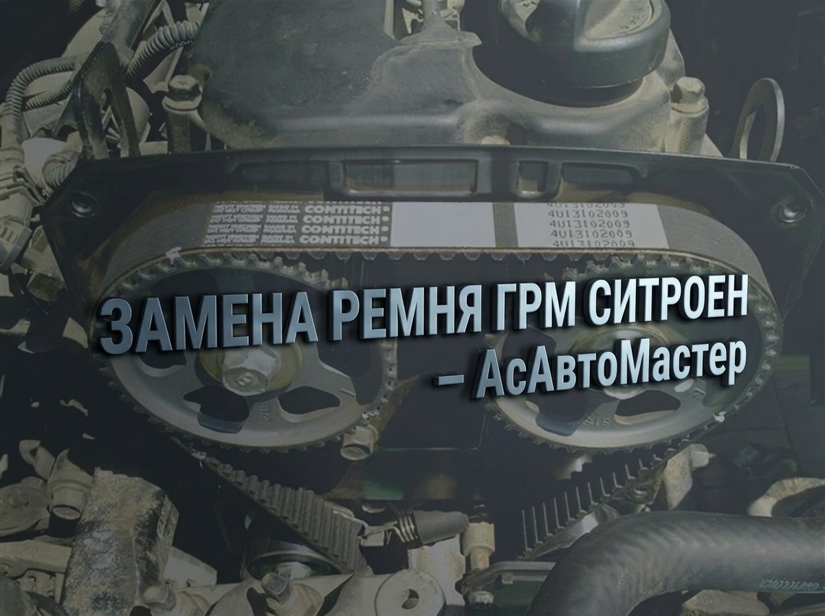замена ремня грм ситроен