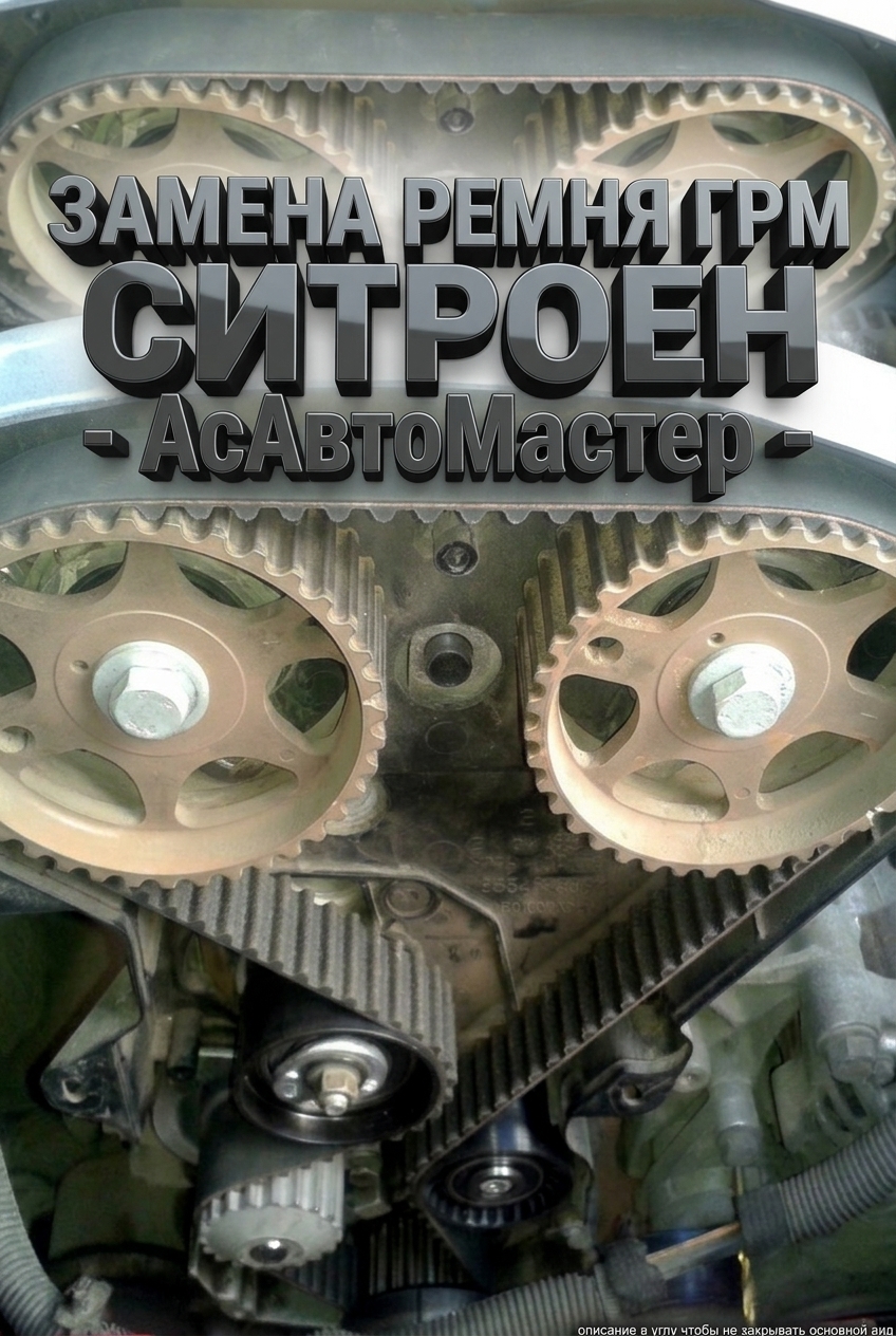 замена ремня грм ситроен цена