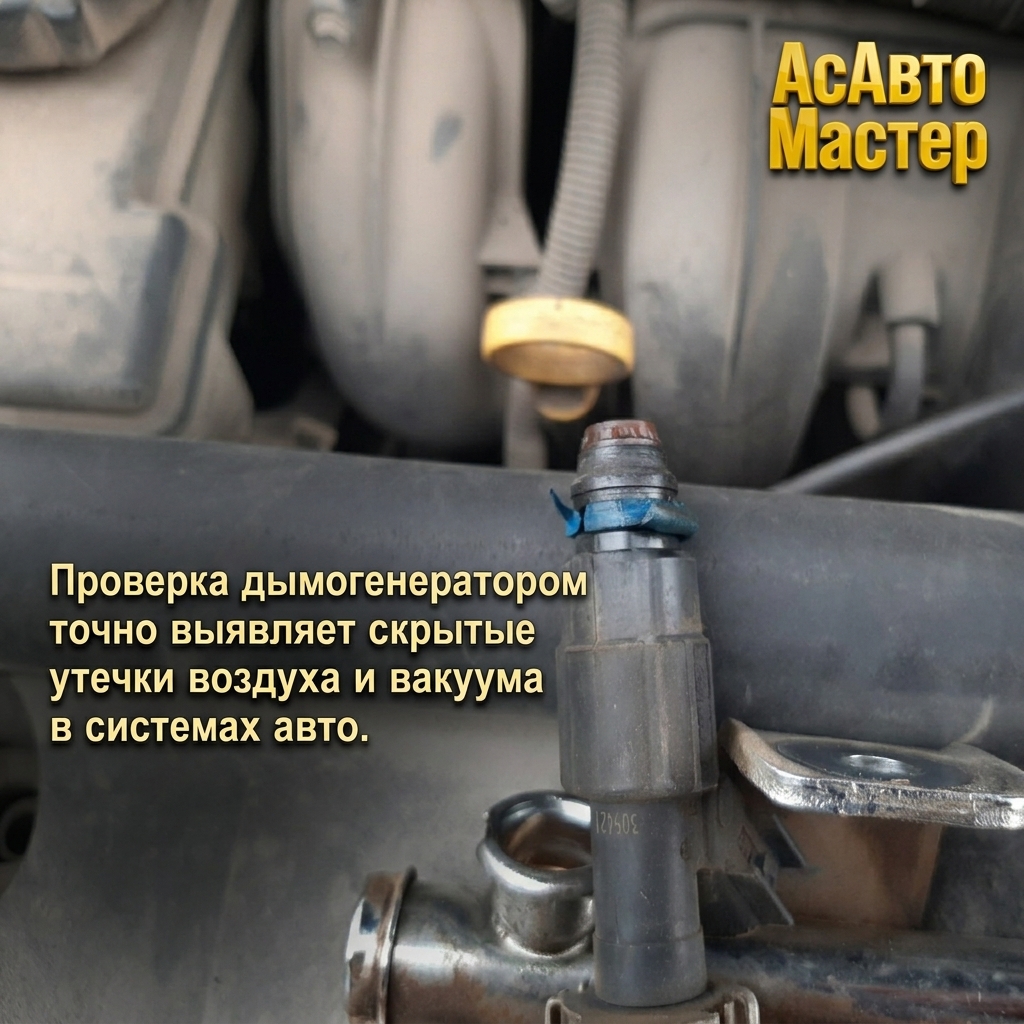 проверка дымогенератором