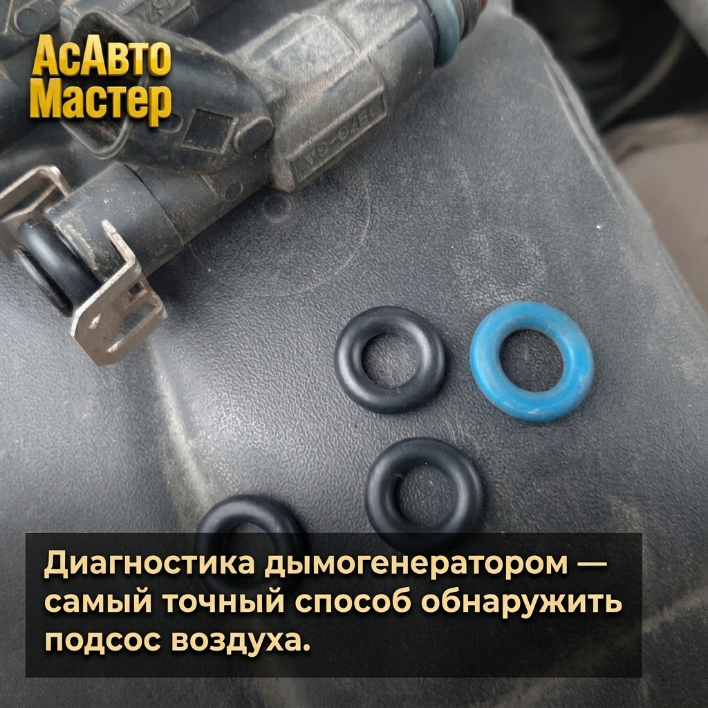 проверка дымогенератором утечек воздуха