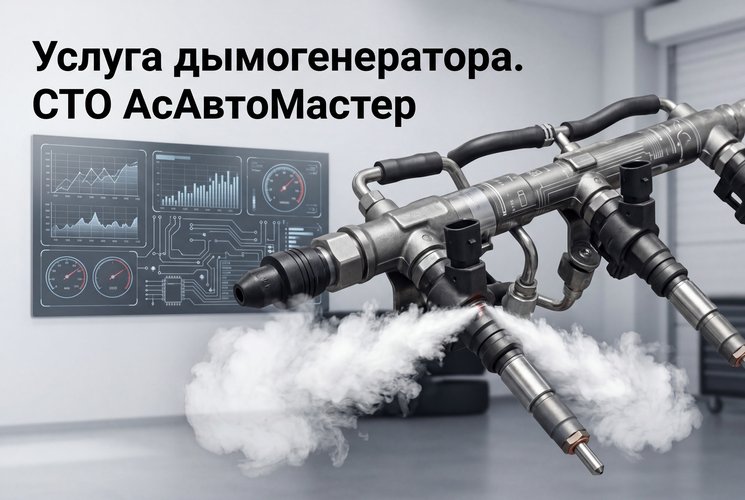 проверка авто дымогенератором