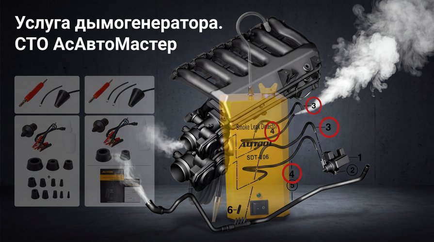 Поиск подсоса воздуха